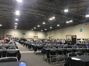 （MTG）カードゲームの大会の様子
