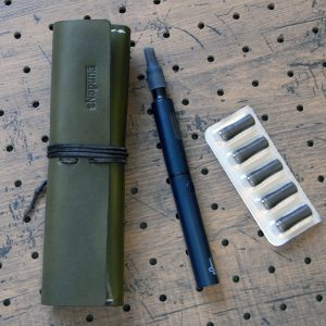 プルームテックプラスケース（Lサイズ）商品画像000：マウスピースを装着した状態で収納可能です