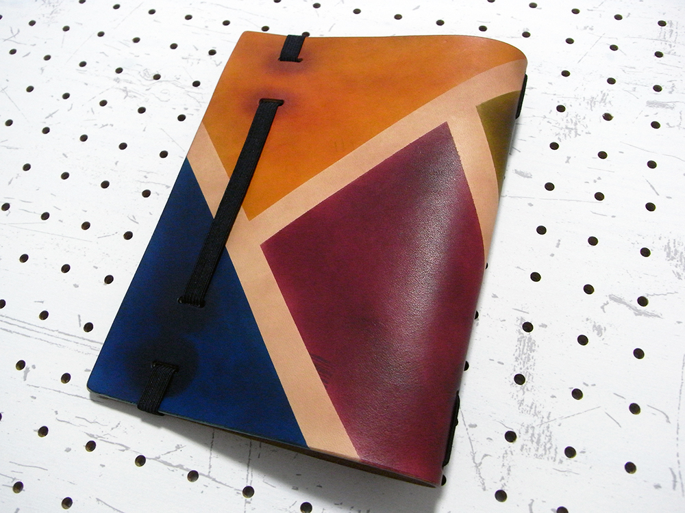 A5シンプルノートカバー(カラー)使用前002:裏面です